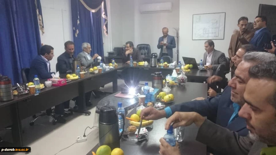 بازدید دکترشریعتی نیاسر معاونت اموزشی وزارت علوم از  آموزشکده فنی و حرفه ای حکیم عباس دارابی 6