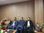 دیدار رییس و کارکنان دانشکده فنی وحرفه ای حکیم عباس دارابی با ریاست دادگستری 2