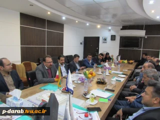 برگزاری نشست مسولین شهرستان داراب با مدیران استان فارس