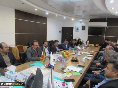 برگزاری نشست مسولین شهرستان داراب با مدیران استان فارس